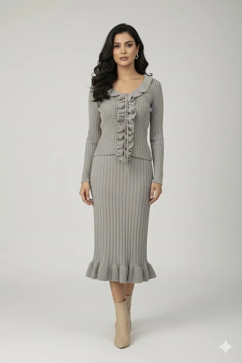 Imported wollen fabric with wollen skirt