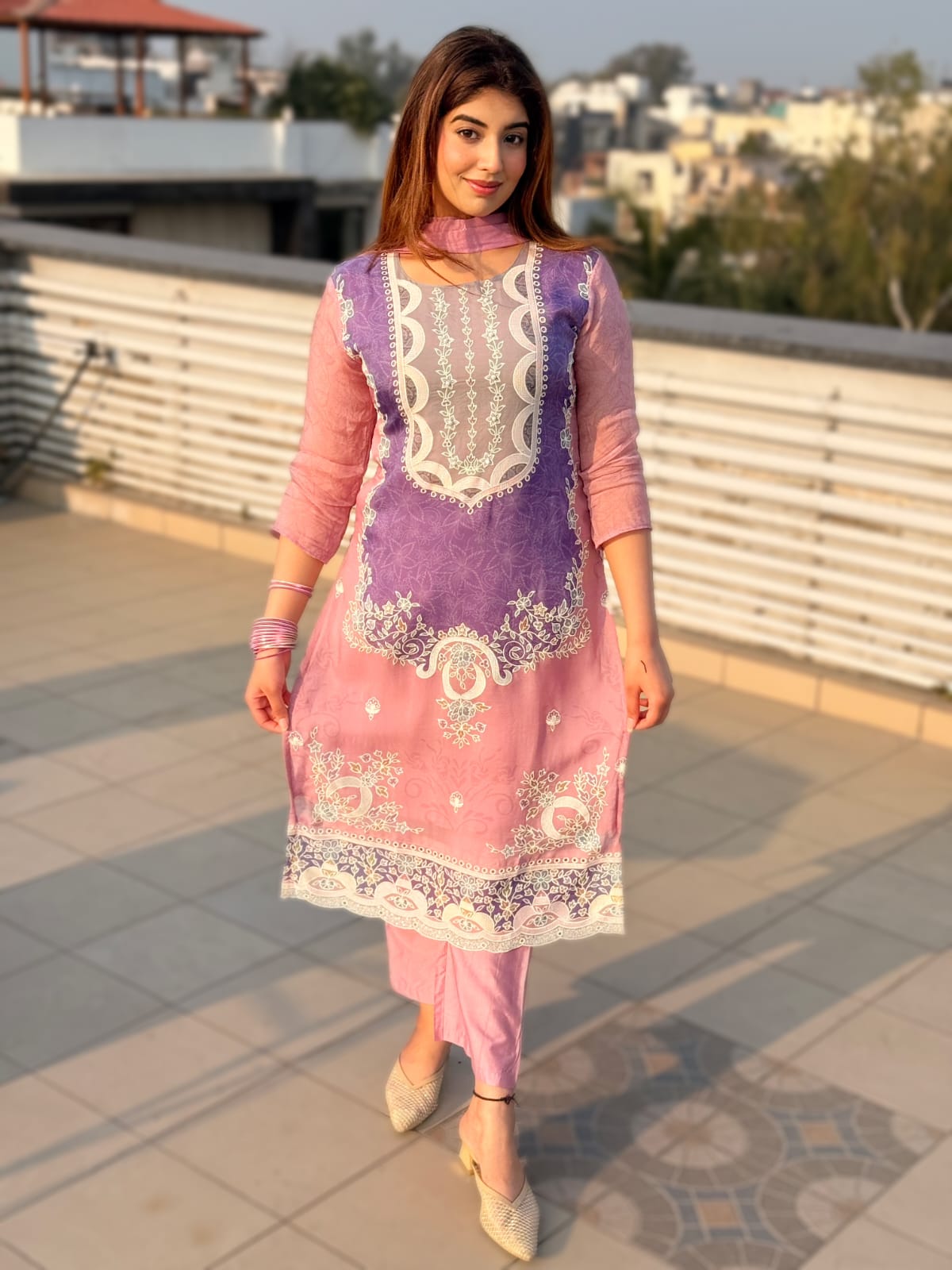 Mehira Embroidered Pakistani suit set
