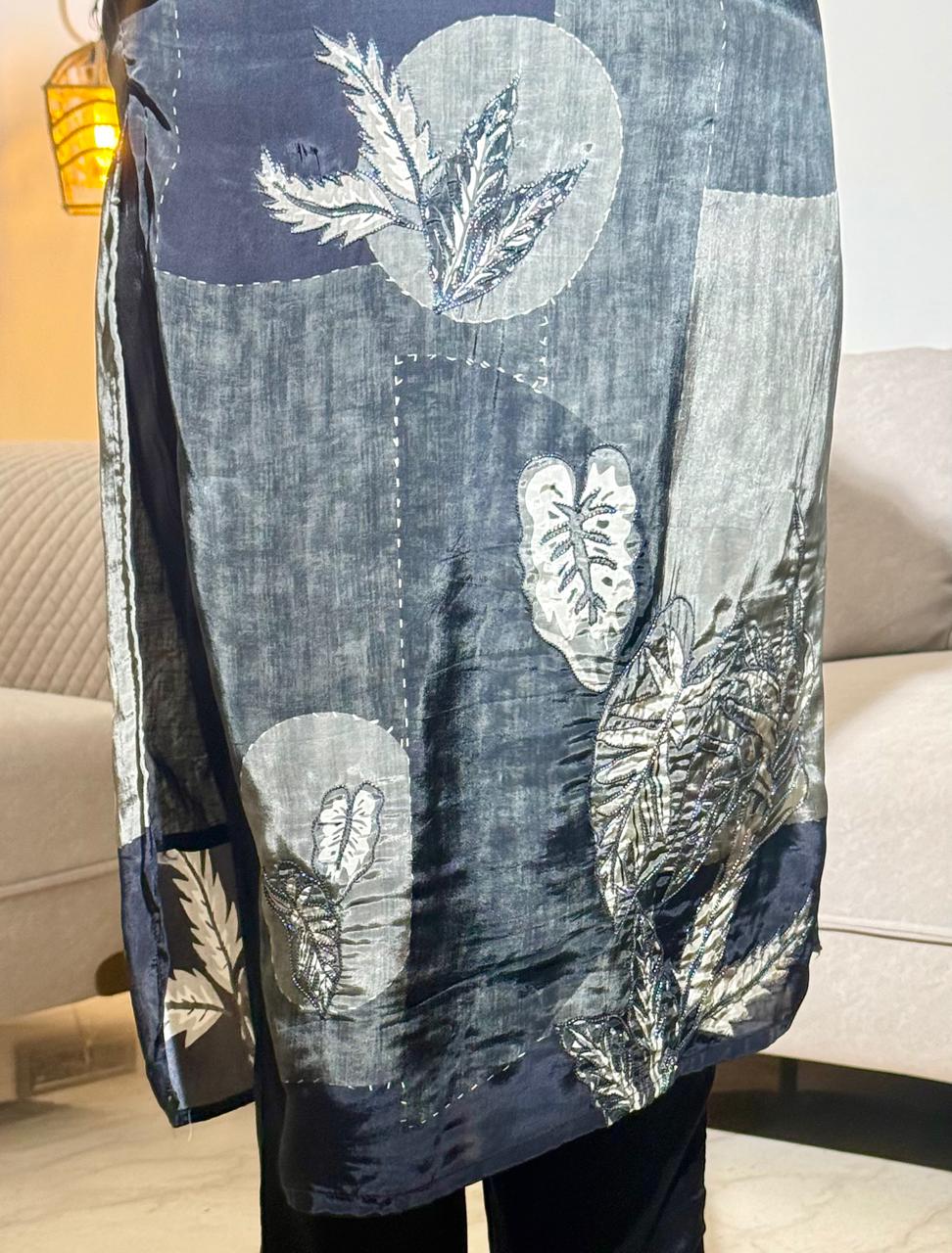 Noorika Black Printed Kurta Set
