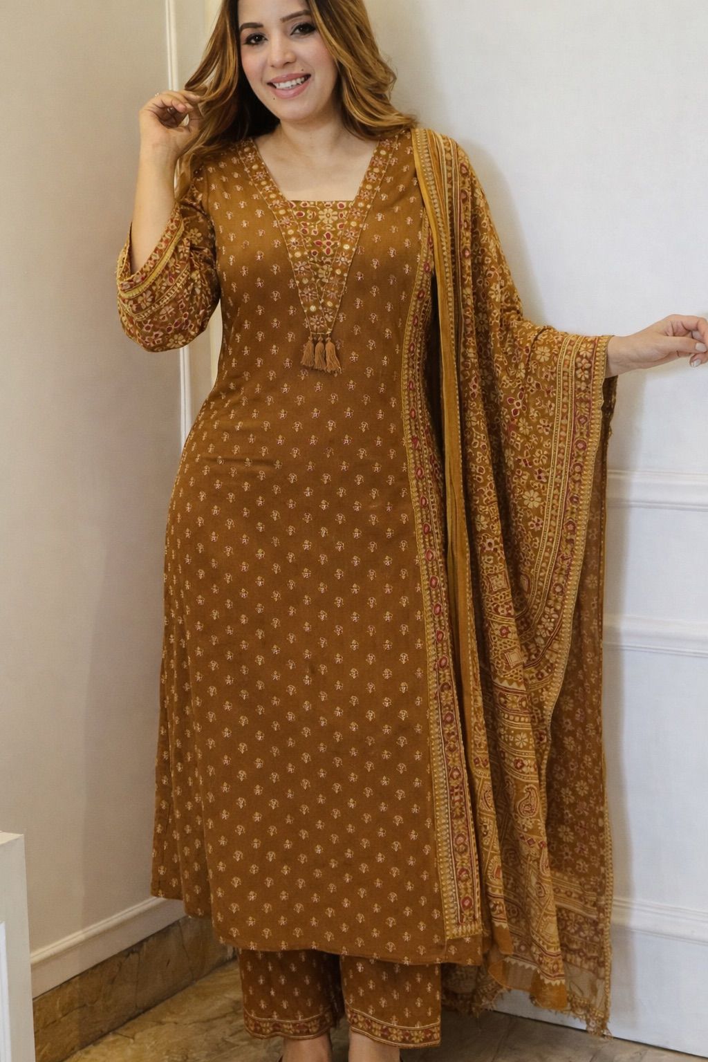 Rida Saffron Bloom Set