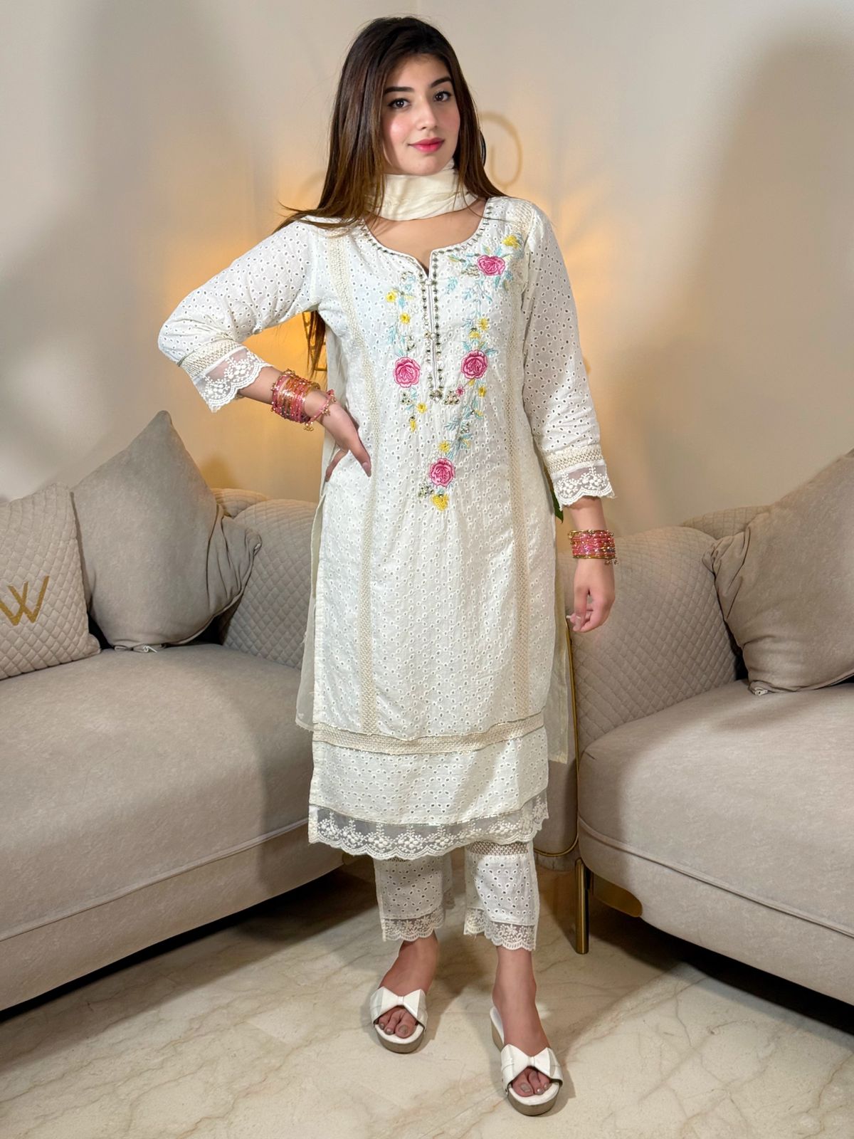 Ziya Floral Grace Suit Set