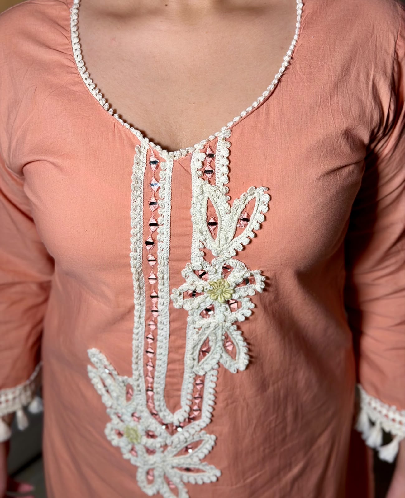 Zarqash Sunset Bloom Suit Set