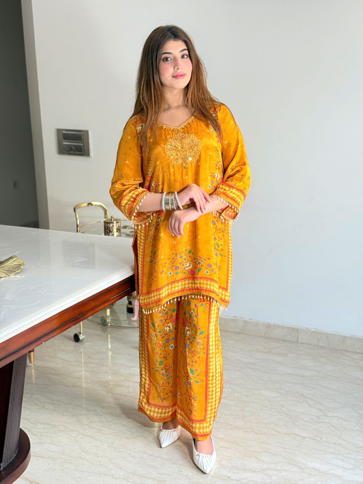Inayat – Premium Embroidered Farshi Salwar Set