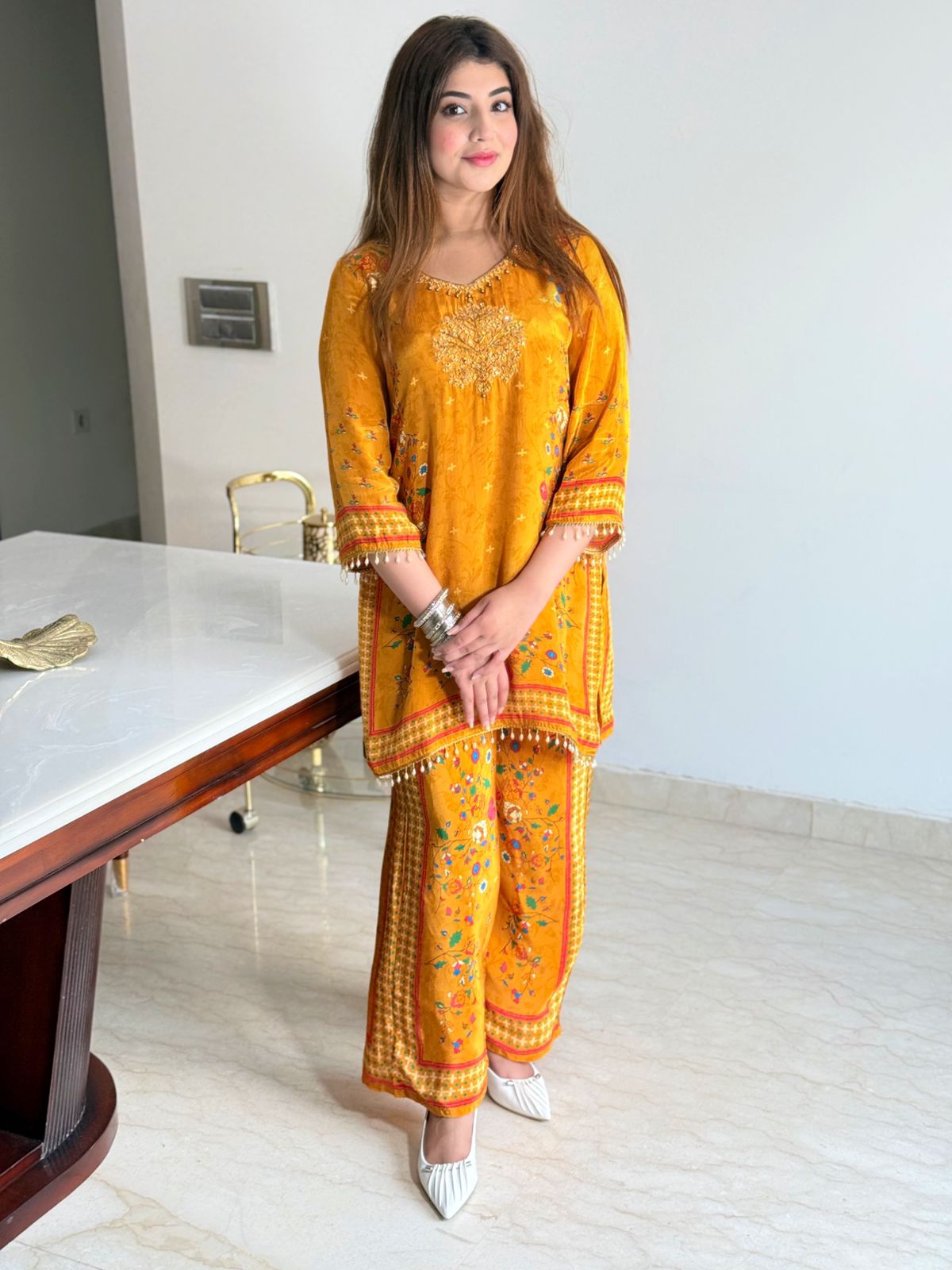 Inayat – Premium Embroidered Farshi Salwar Set