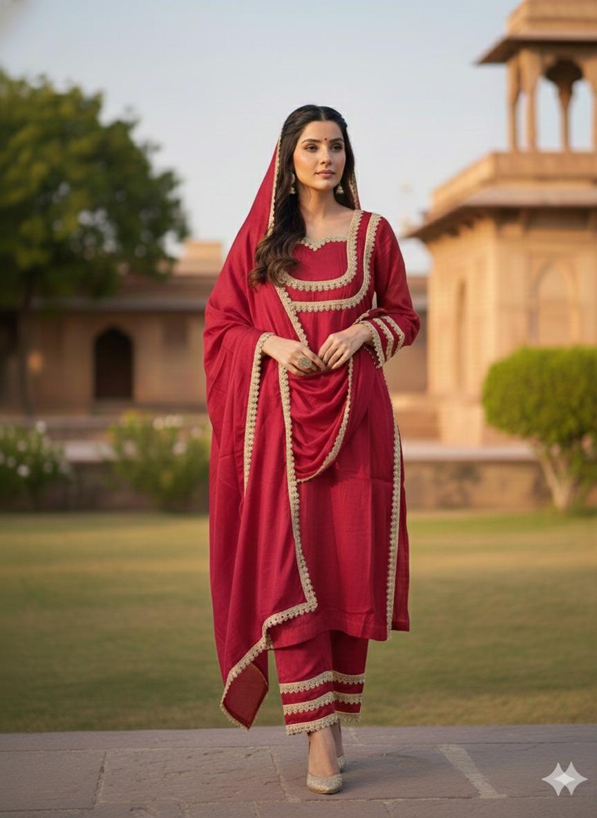 Sultanat Gota-Patti Silk Trousseau