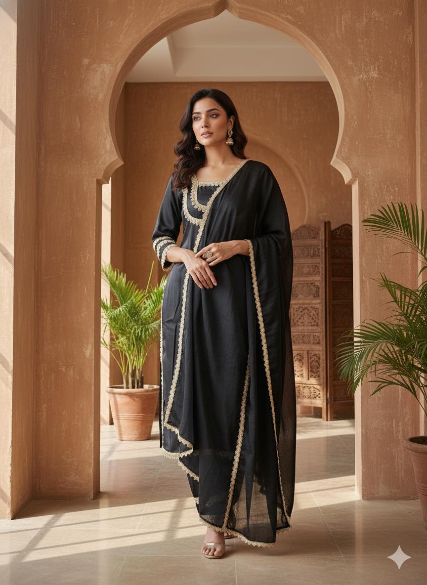 Sultanat Gota-Patti Silk Trousseau