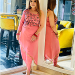 Selfie Rouge Pink Designer Suit Set