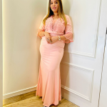 Selfie Baby Pink One Piece Gown