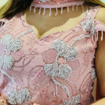 Selfie Rouge Pink Designer Georgette Suit Set