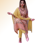 Selfie Cotton Printed Anarkali Suit Set