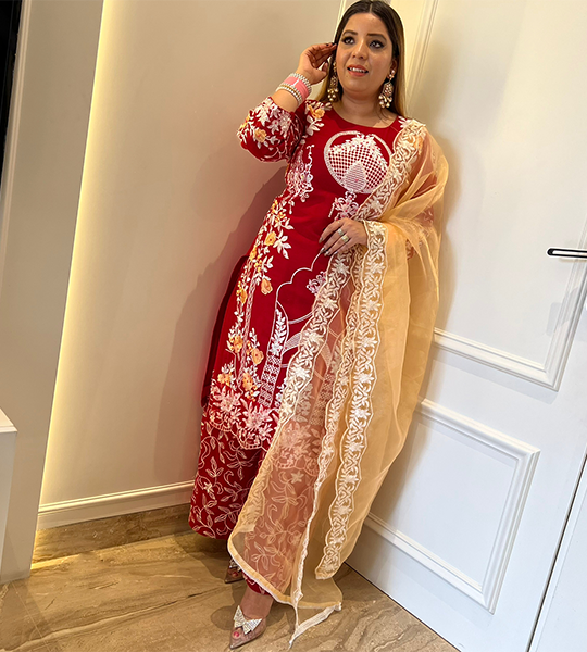 Selfie Georgette Pakistani Suit Set