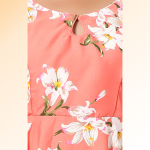 Selfie Floral Print Peplum Suit Set