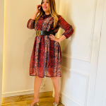 Selfie Batic Print Georgette Tunic Dress