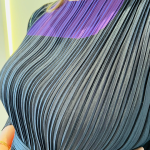 Selfie Digital Print Crinkled Gown