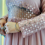 Selfie Baby Pink Georgette Anarkali Gown